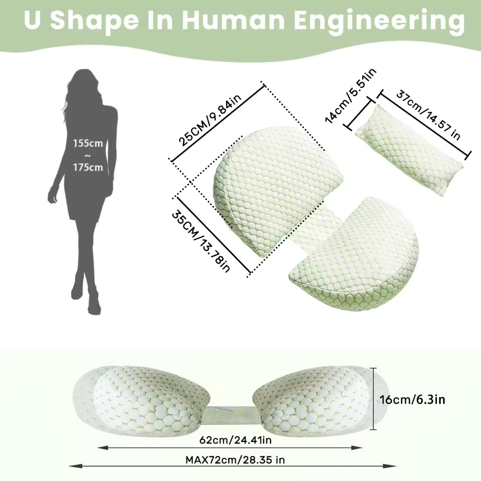 The Happy Mama 3D Cloud Lumbar & Belly Wedge