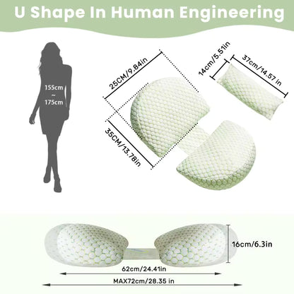 The Happy Mama 3D Cloud Lumbar & Belly Wedge